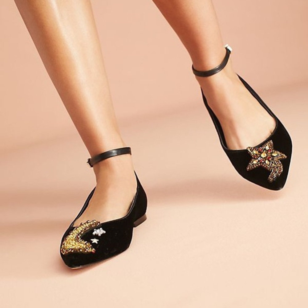 Sam Edelman Rexley Velvet Embellished Flats